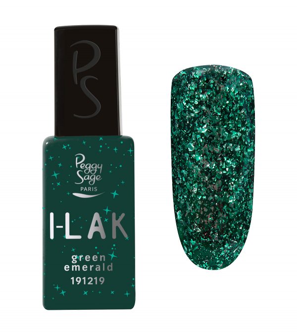 PEGGY SAGE Esmalte semipermanente I-LAK 11 ml - green emerald