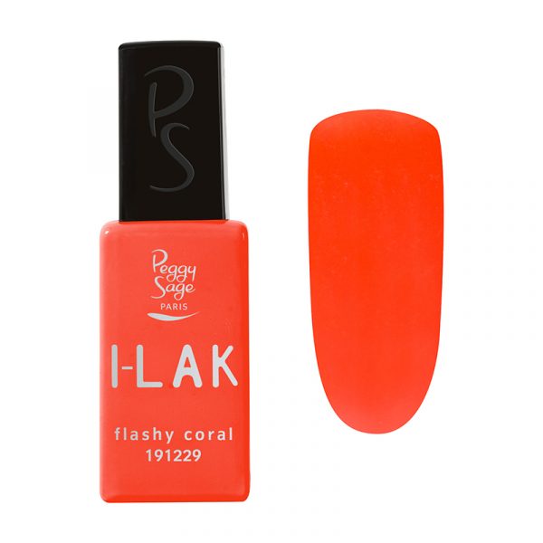 PEGGY SAGE Esmalte semipermanente I-LAK 11 ml - flashy coral