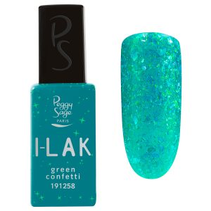 PEGGY SAGE Esmalte semipermanente I-LAK 11 ml - green confetti