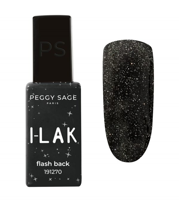 PEGGY SAGE Esmalte semipermanente I-LAK 11 ml - Flash Black