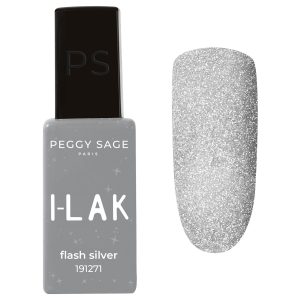 PEGGY SAGE Esmalte semipermanente I-LAK 11 ml - Flash Silver