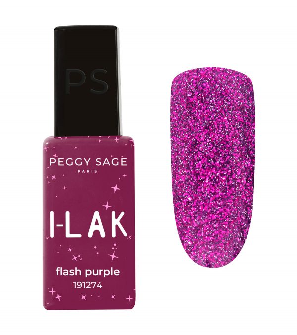 PEGGY SAGE Esmalte semipermanente I-LAK 11 ml - Flash Purple