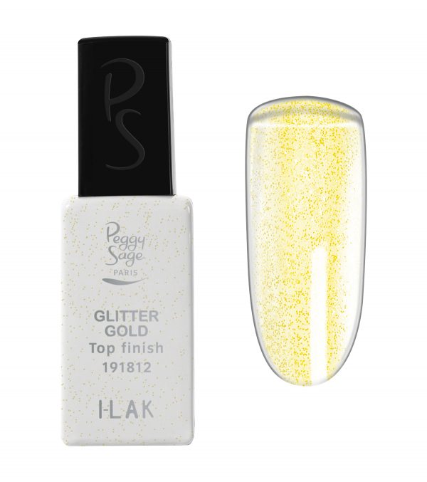 PEGGY SAGE I-LAK TOP FINISH – glitter gold