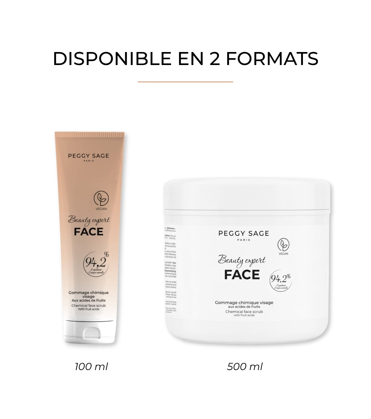 PEGGY SAGE Exfoliante químico facial 500 ml - Imagen 3