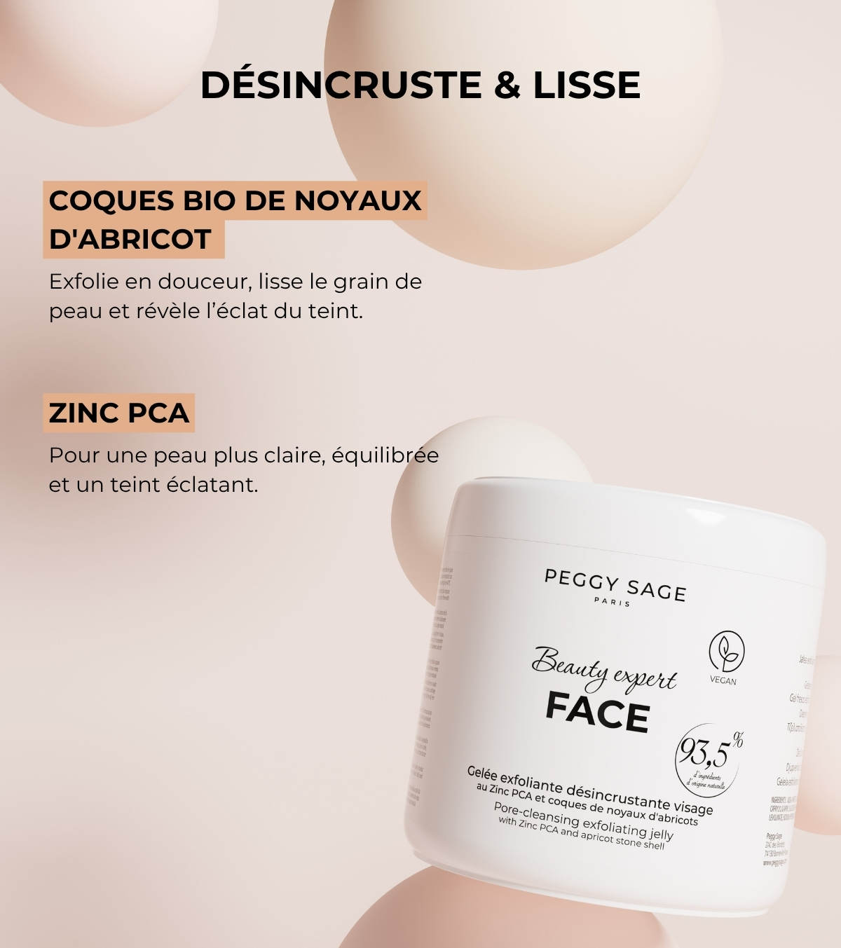 PEGGY SAGE Jalea exfoliante y desincrustante para el rostro 100 ml - Imagen 4