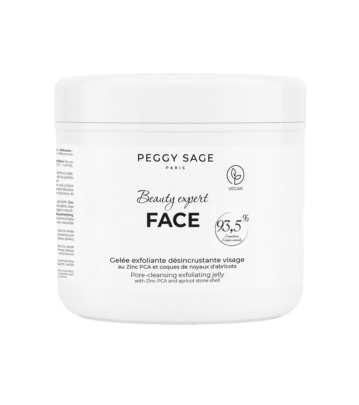 PEGGY SAGE Jalea exfoliante y desincrustante para el rostro 500 ml