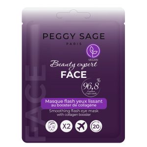 PEGGY SAGE Mascarilla flash alisante para los ojos – con booster de colágeno