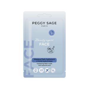 PEGGY SAGE Mascarilla flash hidratante – con ácido hialurónico