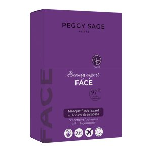PEGGY SAGE Expositor de 15 mascarillas flash alisadoras