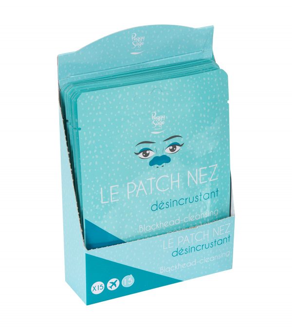 PEGGY SAGE Expositor 15 x 3 parches de nariz desincrustantes