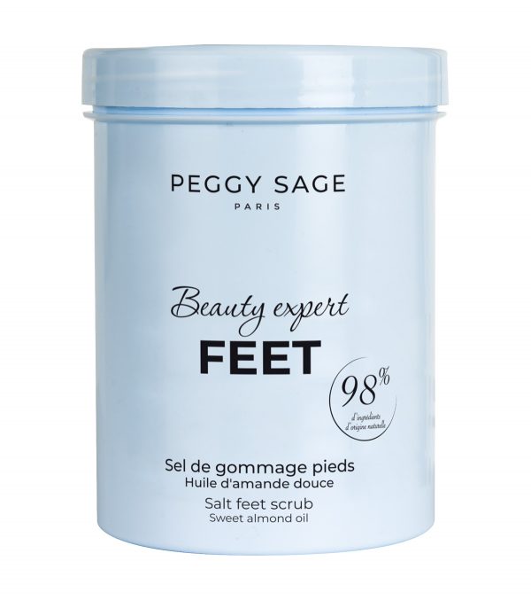 PEGGY SAGE Sal exfoliante pies Aceite de almendra dulce 400 g