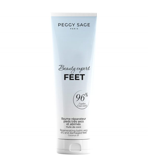 PEGGY SAGE Bálsamo reparador pies muy secos y dañados Aceite de coco 100 ml