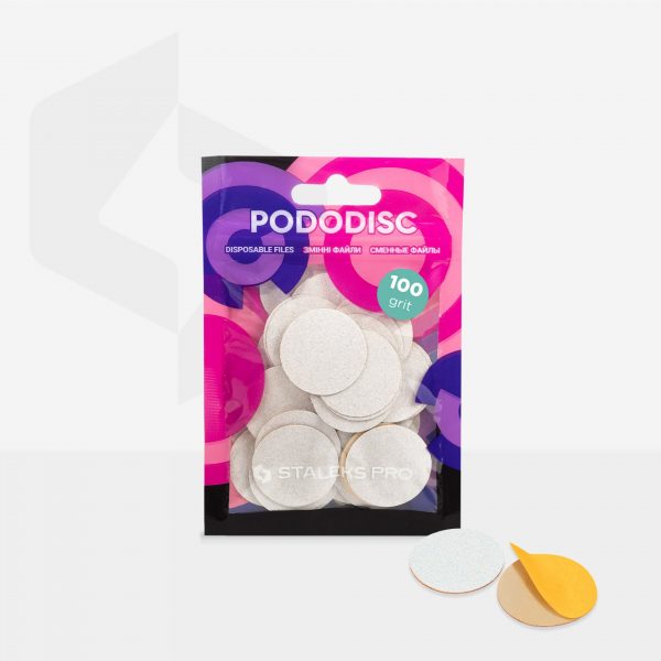 STALEKS Recambios PODODISC L, grano 100, 50 discos - Imagen 3