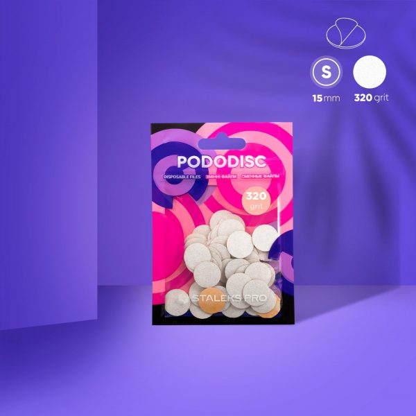 STALEKS Recambios PODODISC S, grano 320 (50 pzas.)