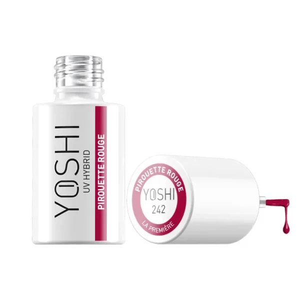 YOSHI GEL POLISH Pirouette rouge 6 ml – 242 - Imagen 3
