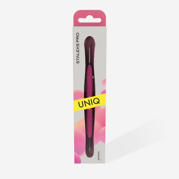 STALEKS Empujador manicura Gummy con mango silicona UNIQ 11 TIPO 2 (empujador biselado y en bucle) - Imagen 4