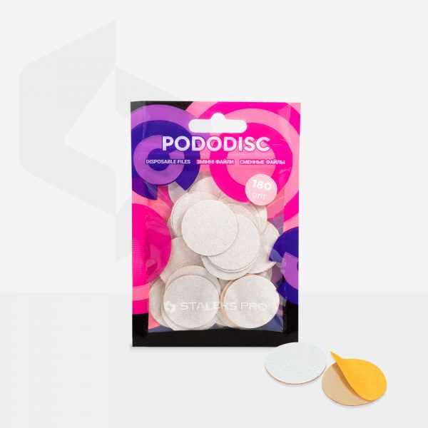 STALEKS Recambios PODODISC L, grano 180, 50 discos - Imagen 3