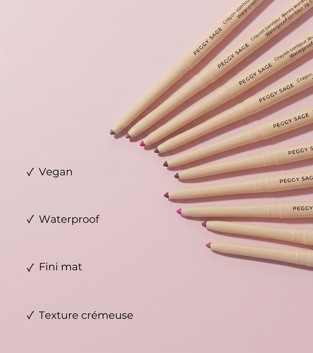 PEGGY SAGE Lápiz de labios waterproof - prune - Imagen 4