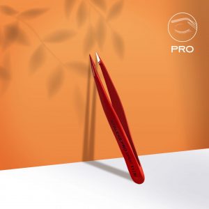 STALEKS Pinza cejas EXPERT 11 tipo 5r (Fresa), rojo
